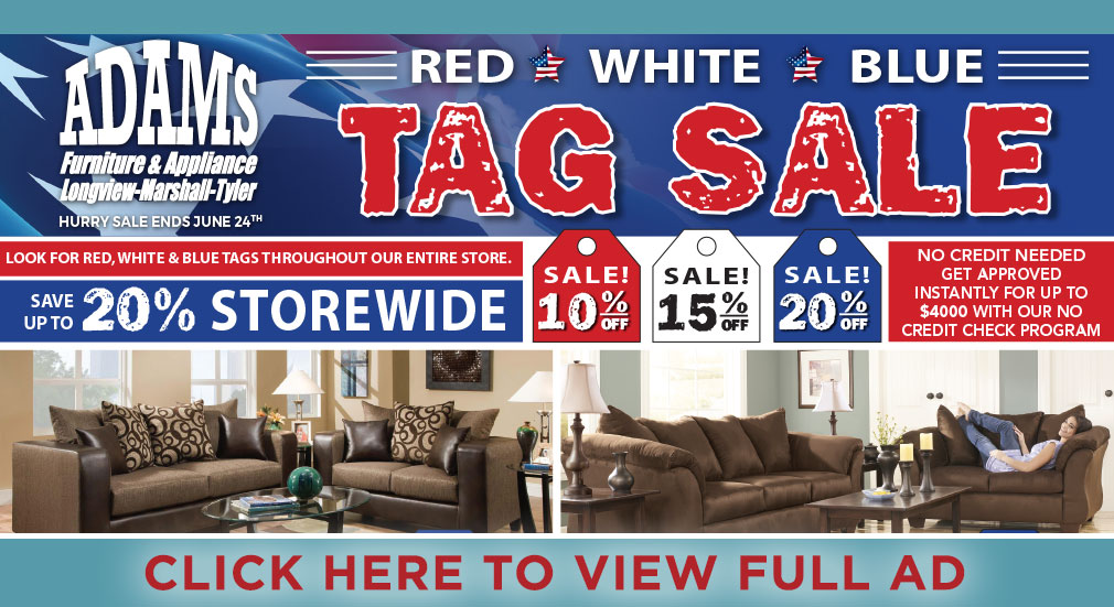 Furniture, appliances, electronics, mattresses in Longview, Tyler and