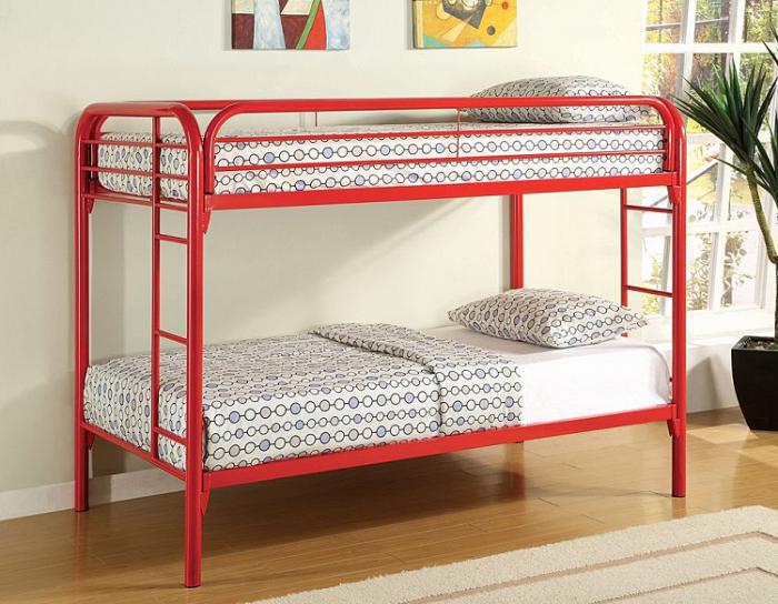 tubular bunk beds