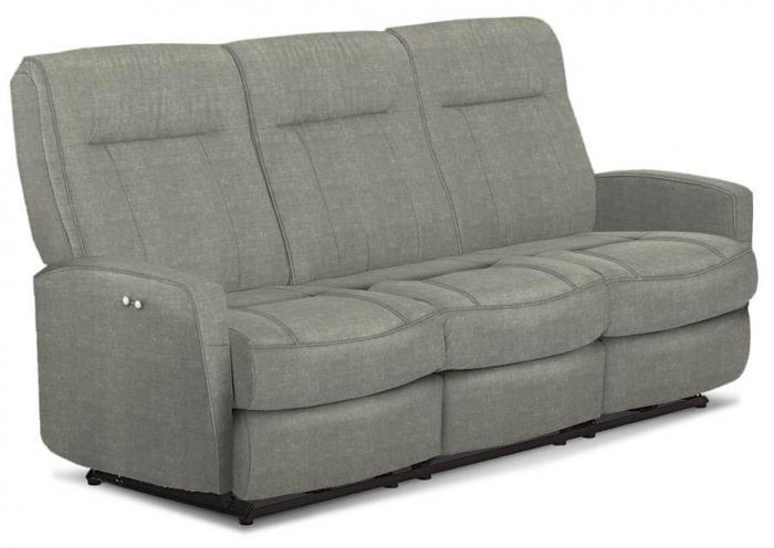 Huffman Koos Furniture Roby Ii Pwr Recliner Sofa Smoke