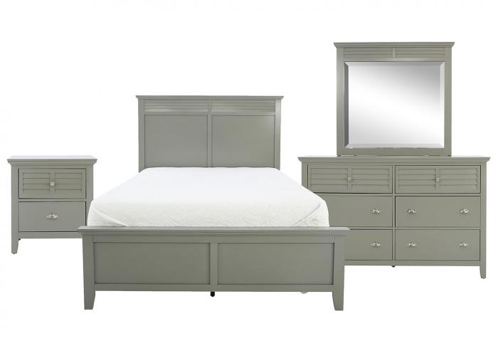 Ivan Smith Spencer Grey Twin Bedroom Set
