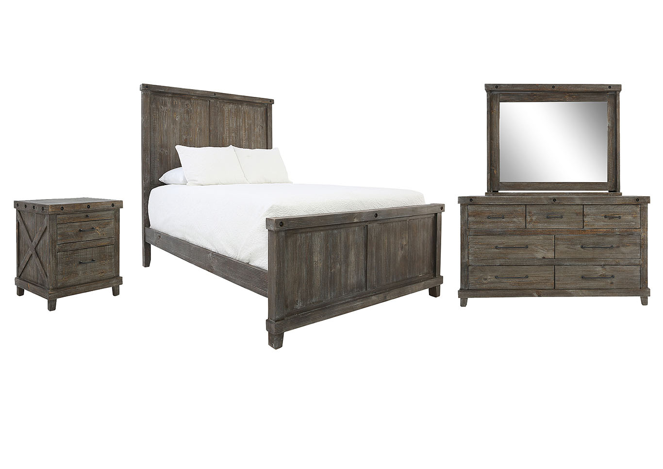 Industrial Queen Bedroom Set Ivan Smith