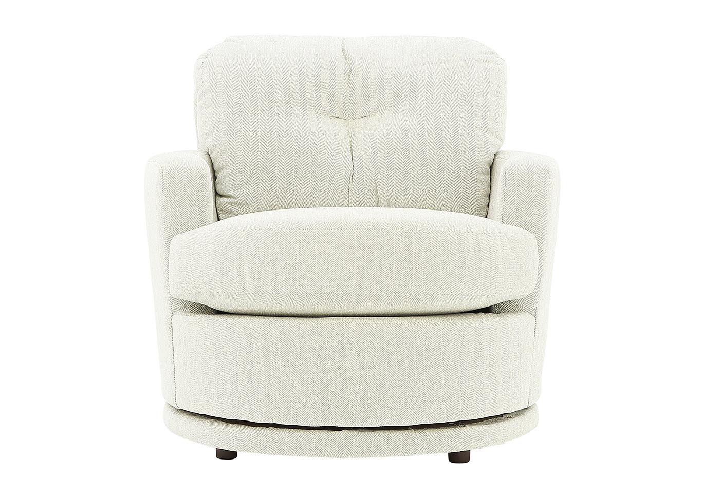 SKIPPER PLATINUM SWIVEL BARREL CHAIR Ivan Smith