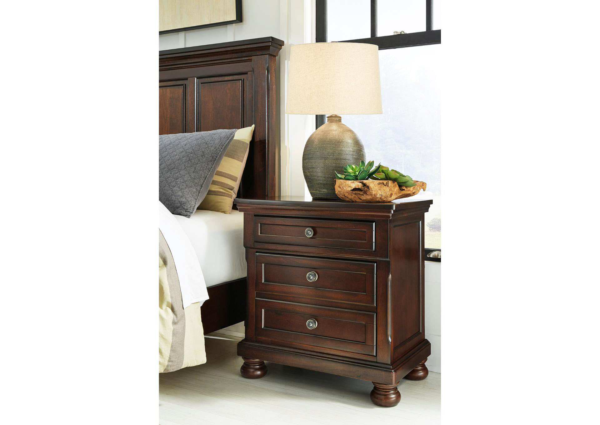 Ivan Smith Porter Two Drawer Night Stand