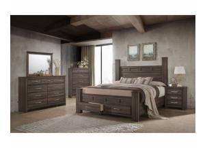 Just Furniture 7316 Queen Bed No Storage Dresser Mirror