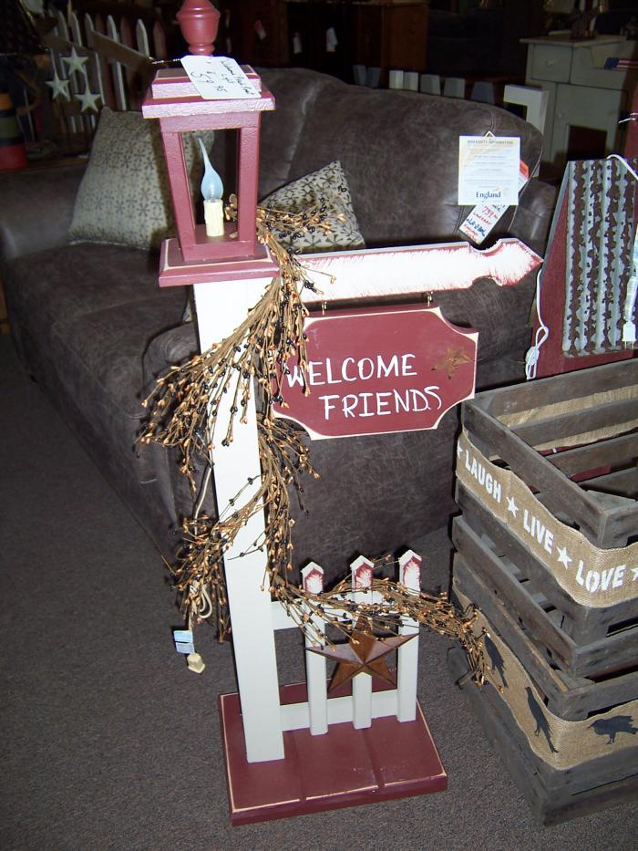 R A Ahner Furniture Amish Made Welcome Light