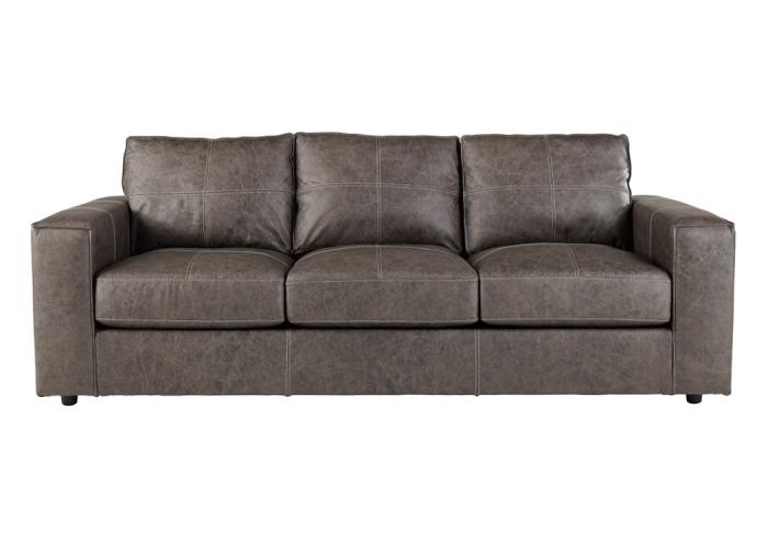 Underd Furniture Trembolt Smoke Leather Sofa