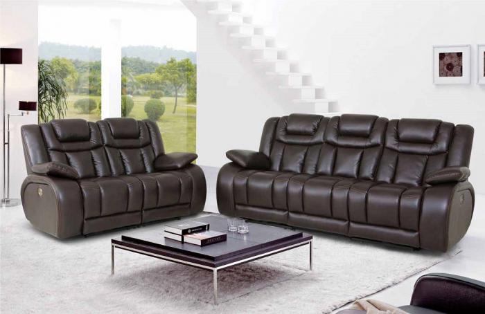 Top Home Furniture Power Reclining Sofa Love Seat
